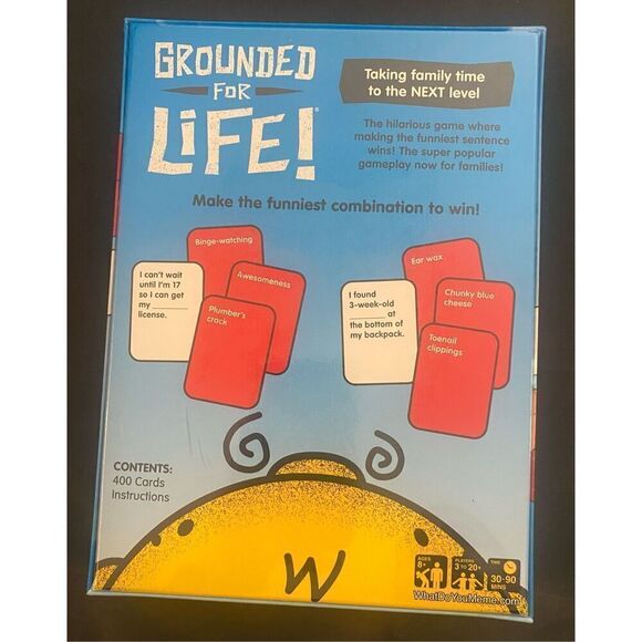 Grounded for Life - The Ultimate Family Game - by What Do You Meme? Card Game - Picture 2 of 2